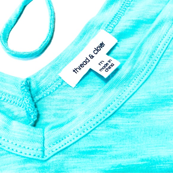 T29 Thread and Clover Seafoam Green Eyelet Shirt - Picture 4 of 5